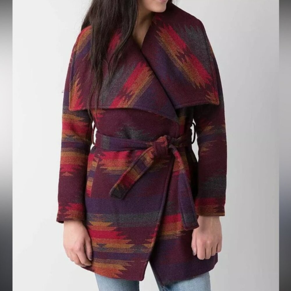 Steve Madden Western Pattern Coat - image 1